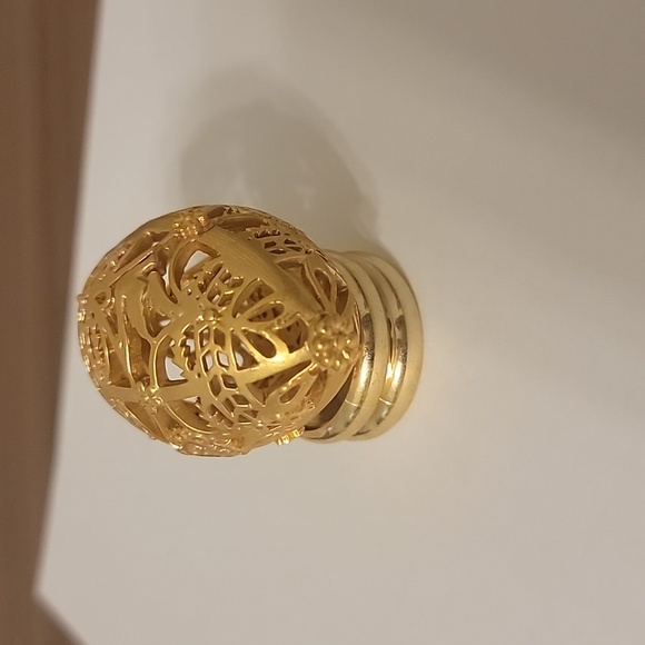 1988 Franklin Mint Golden Filigree Easter Egg - Picture 7 of 9